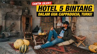 Ep12 Bermalam di Hotel 5 Bintang Dalam Gua Cappadocia, Turki!