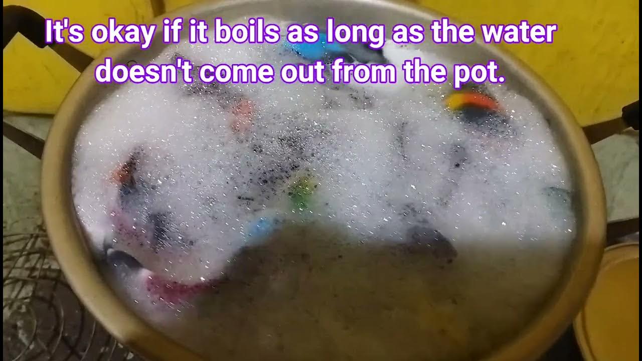 Tie Dye Proper Washing/How to remove Tie Dye's excess dye to prevent back stain (for 1 shirt