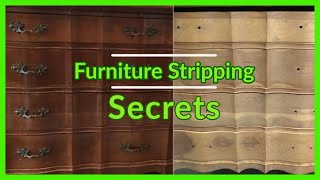 How Pro&#39;s Strip Wood Furniture - Furniture Refinishing Secrets - Refinishing French Chest Part 1