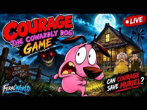 COURAGE THE COWARDLY DOG GAMEPLAY | Muriel Ko Bachana Hai! 👻🔥 | FeralWorld LIVE