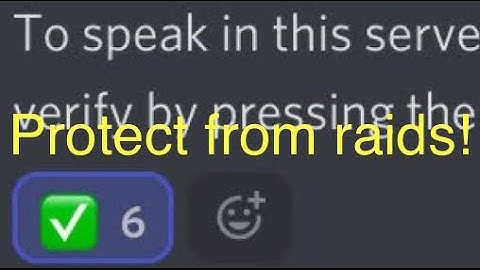 How to make a discord verification system with Carl bot!