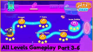 Cat Dash | All Levels Gameplay | Part 3-6 | Cat City | Geometry Dash Style Music Runner screenshot 5