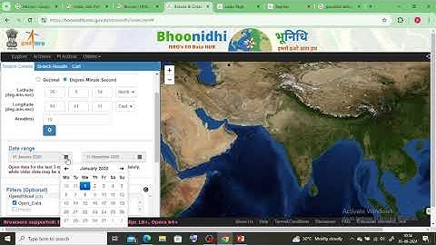 How to download Cartosat-1 DEM data from Bhuvan (Bhoonidhi) New Website. @Research_Scholar_IITG