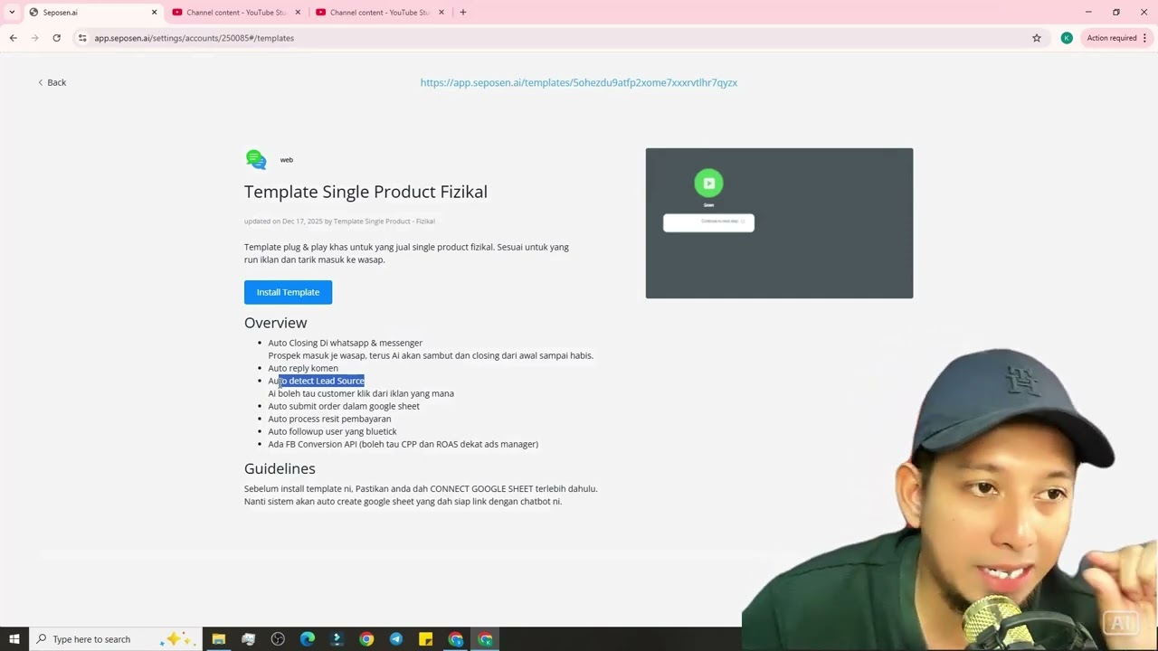 Cara Nak View Available Template