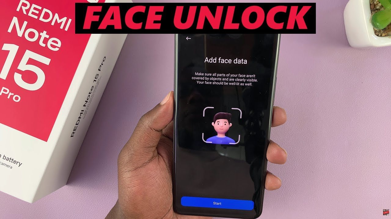 Redmi Note 15 Pro: How To Set Up Face Unlock