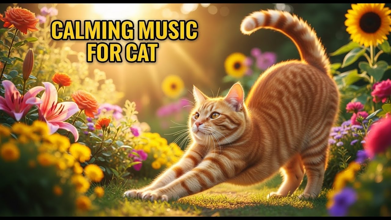 12 Hours of Cat Calming Music for Anxiety Relief 🐱 Soothing Sounds to
