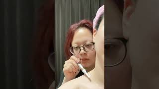 背中の毛の処理 #shorts