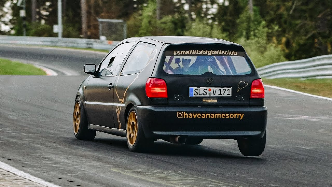 BTG warm-up Polo 6n1 with BMW M140i Nürburgring Nordschleife - YouTube