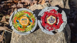 Flame Sagittario C145S vs Hell Crown 130FB | Metal Fight Beyblade γ‘γΏγ«γγ‘γ€γγγ€γγ¬γΌγ