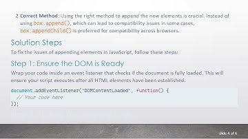 How to Append Elements in JavaScript