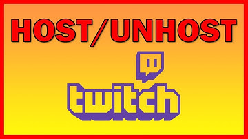 How to Host and Unhost someone on Twitch - Tutorial (2018)