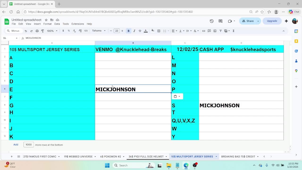 1/20  EBAY TRIPLE PLAY AND FULL SIZE HELMET AND LIVE FILLS AFTER