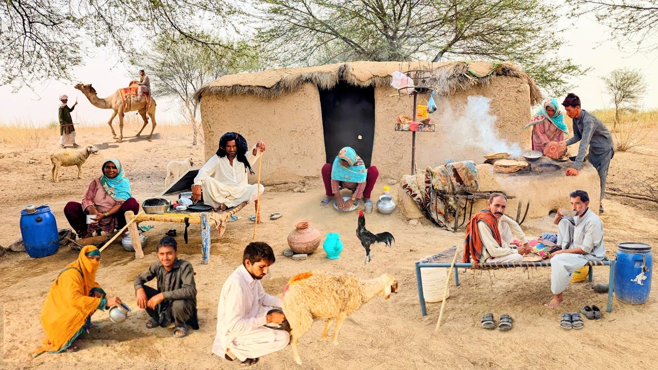 Authentic Pakistan Village Cooking Women Morning |  Routine Village Life Pakistan | Traditional Life