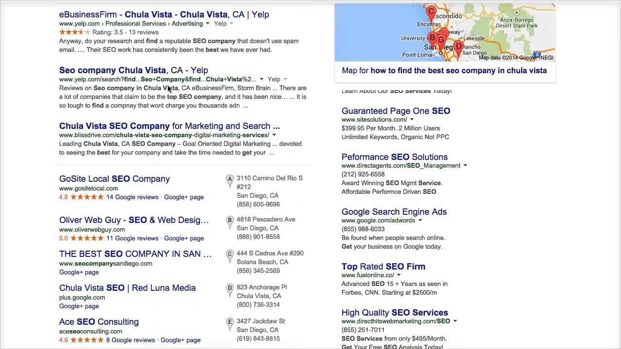 How To Find the Best SEO Company in Chula Vista