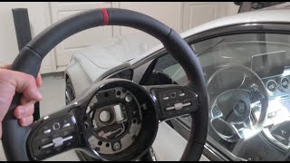 🚗 Upgrading My Mercedes C43 AMG Steering Wheel! 🚗