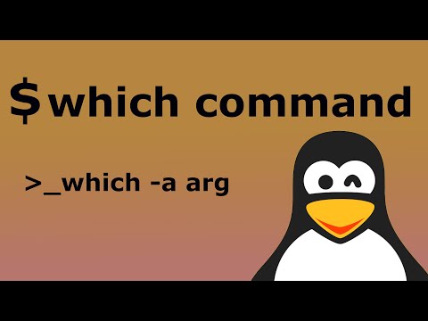 Capa de Linux Which command.