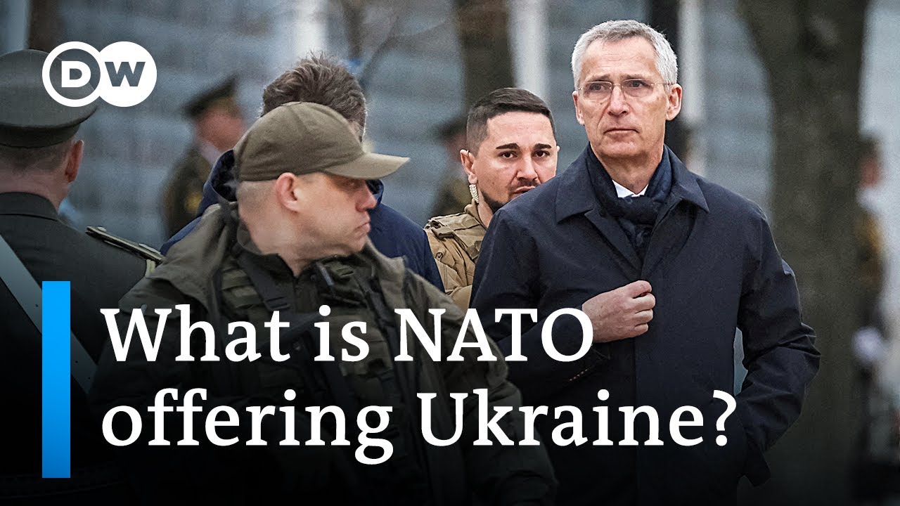 ⁣NATO's Stoltenberg visits Ukraine for the first time since Russia's invasion | DW News
