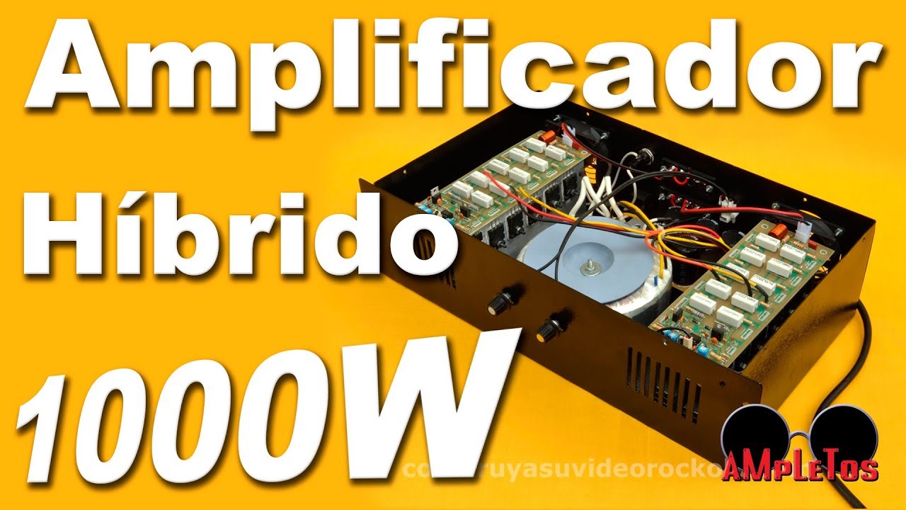 Amplificador estéreo de 1000 Watts - YouTube
