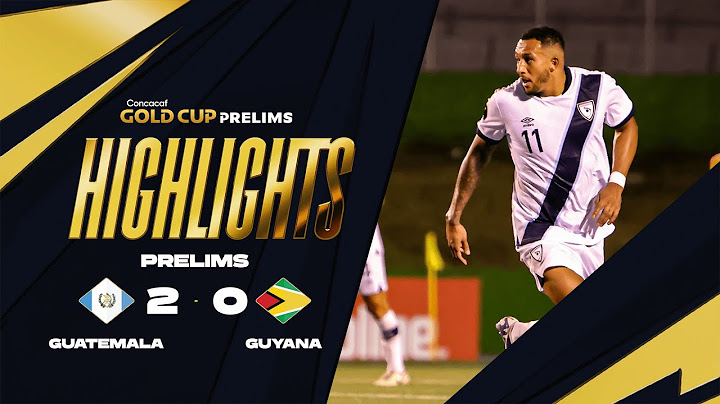 Guatemala vs Guyana | 2025 Concacaf Gold Cup Prelims