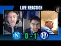 Napoliinter supercoppa italiana  live reaction