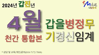 2024년 갑진년 무진월 천간 통합본..