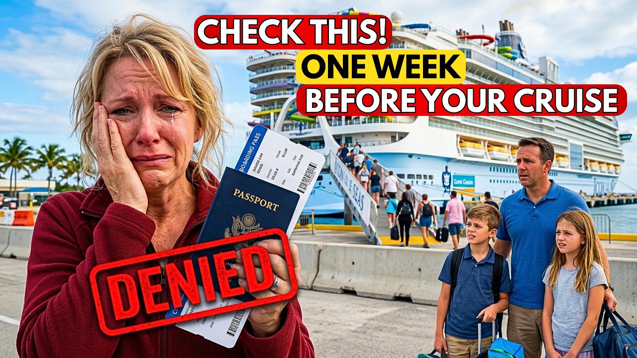 7 Days Before Your Cruise: Final Checklist & Tips!