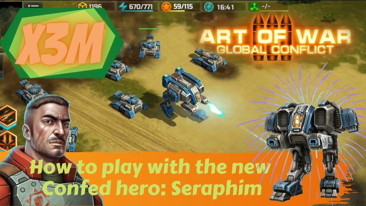 Art of War 3 Global Conflict How to play with the new Confed hero