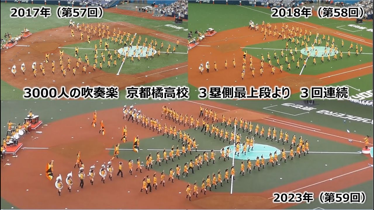 3000人の吹奏楽　京都橘高校吹奏楽部　2017/2018/2023