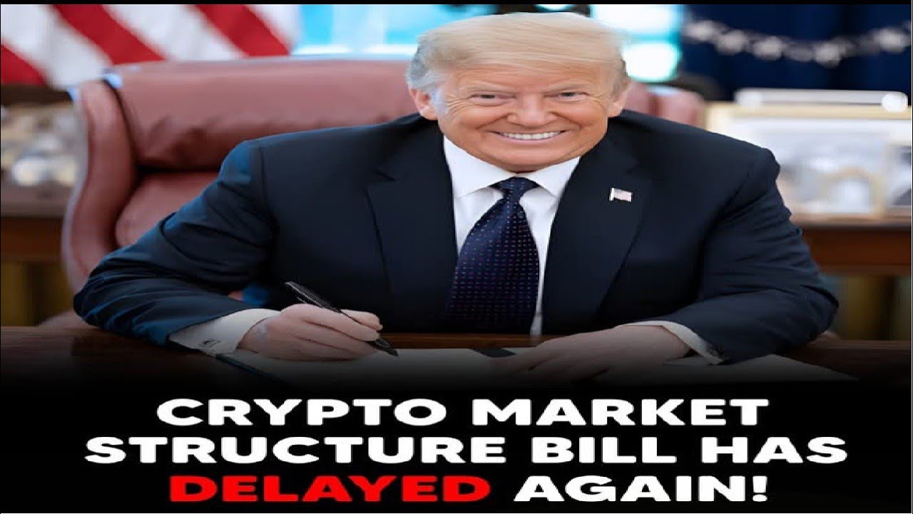 Crypto Market Structure Bill Delayed - Impact on Bitcoin, ETH & Altcoins