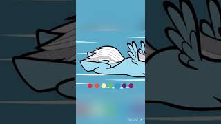 Rainbow Dash Flying Angry