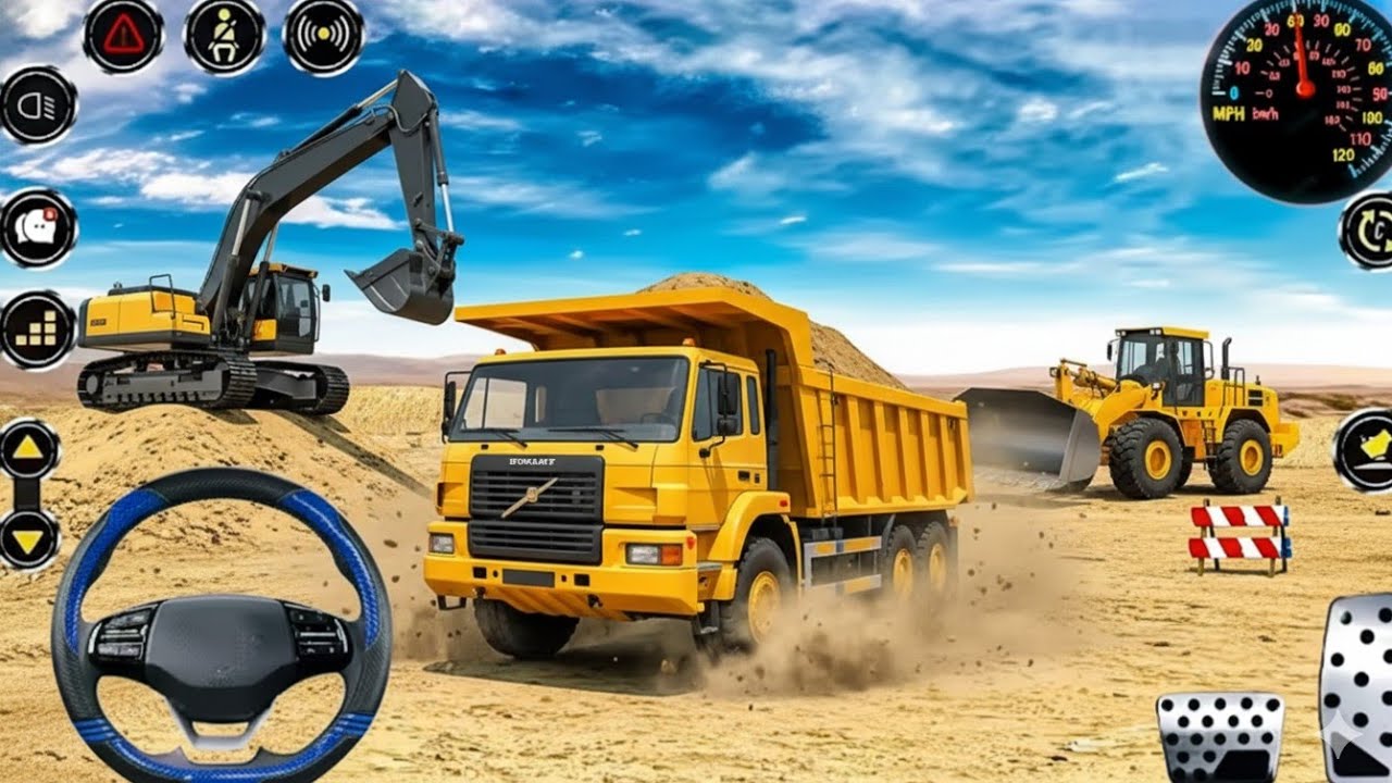 JCB Highway Construction Android Gameplay Heavy Machines Road Building Simulator 2026 Realistic