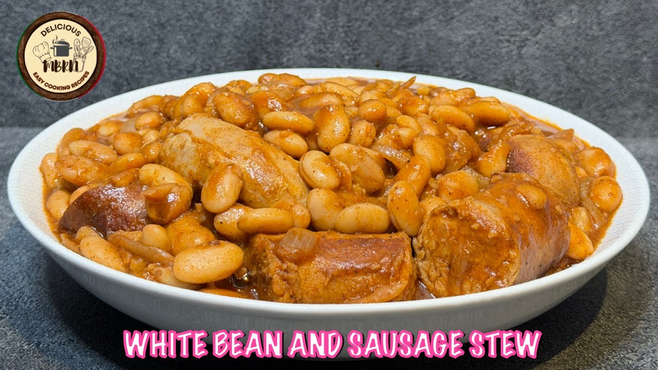 How to Cook White Beans with Sausage Stew | Easy One-Pan Meal
