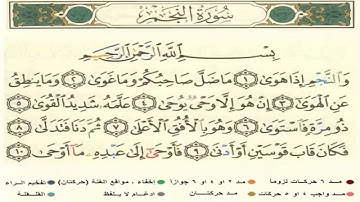 سورة النجم   بصوت الشيخ صلاح بوخاطر  -Sourat annajm