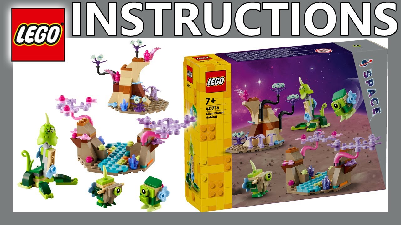 LEGO instructions | Alien Planet Habitat | 40716 | LEGO 2024
