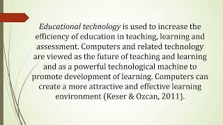 Module 6 Innovative Technologies for Assessment Tasks in Teaching and Learning