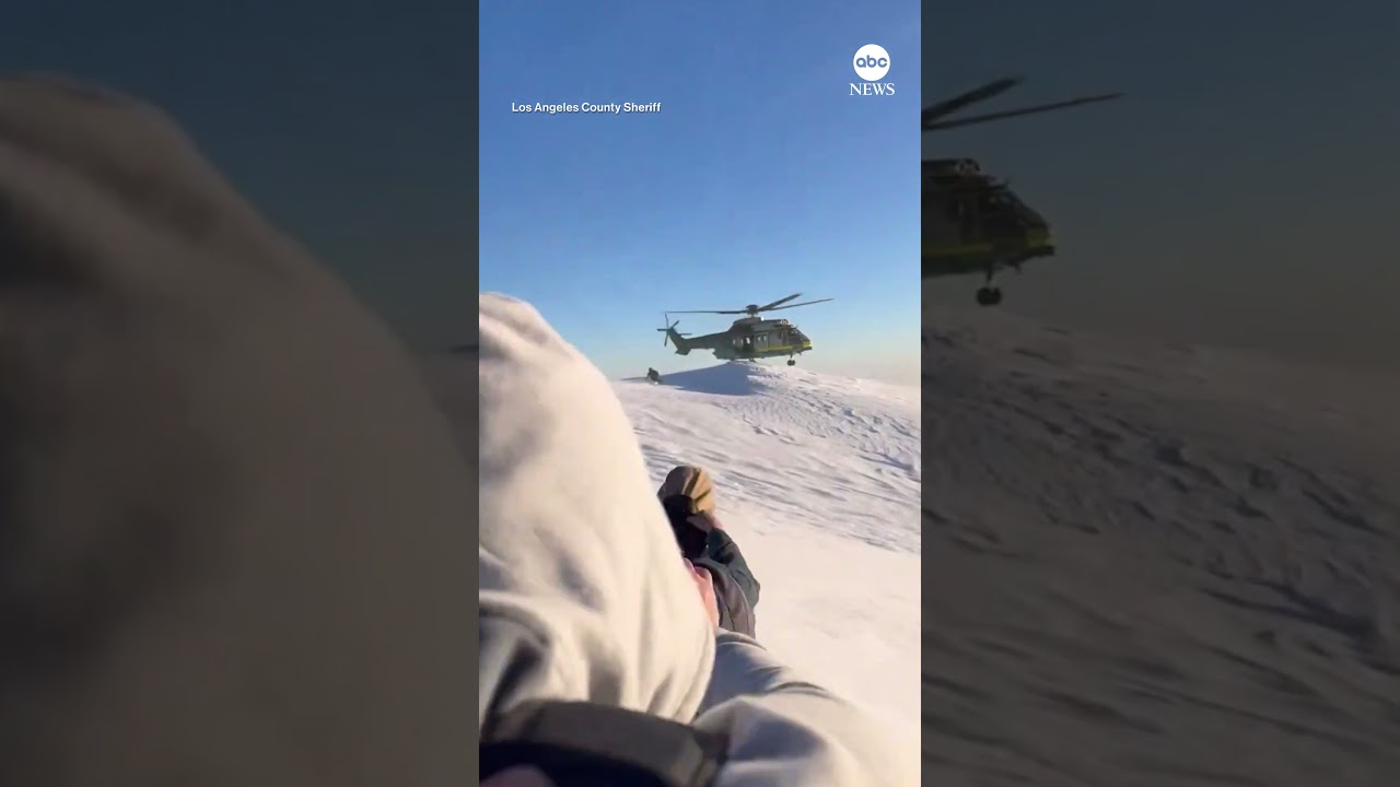 Stranded hikers rescued from California mountain