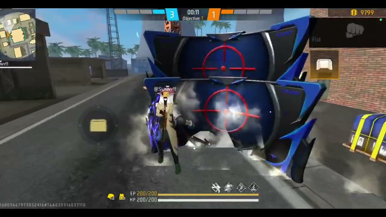 Free fire video in only one tep video game play Booyah with gameplease bhai comment like 