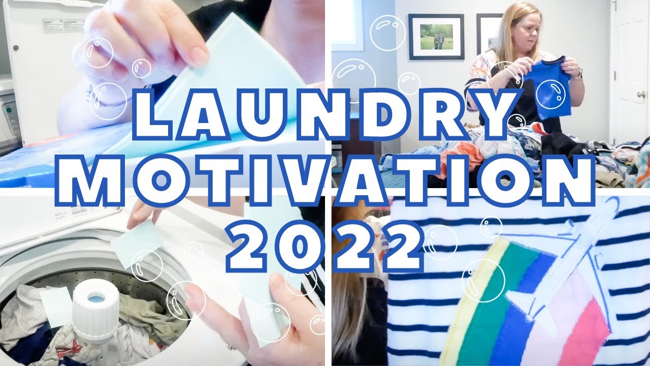🧺 LAUNDRY MOTIVATION 2022 | CLEAN WITH ME | NEW LAUNDRY SHEETS