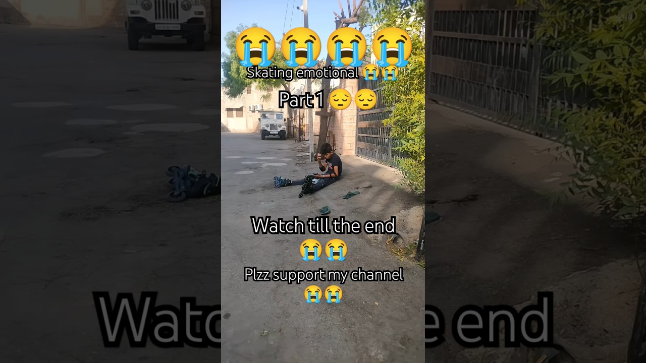 "Rolling Through Life: My Emotional Road Skating Journey" || part =1 😭😭 