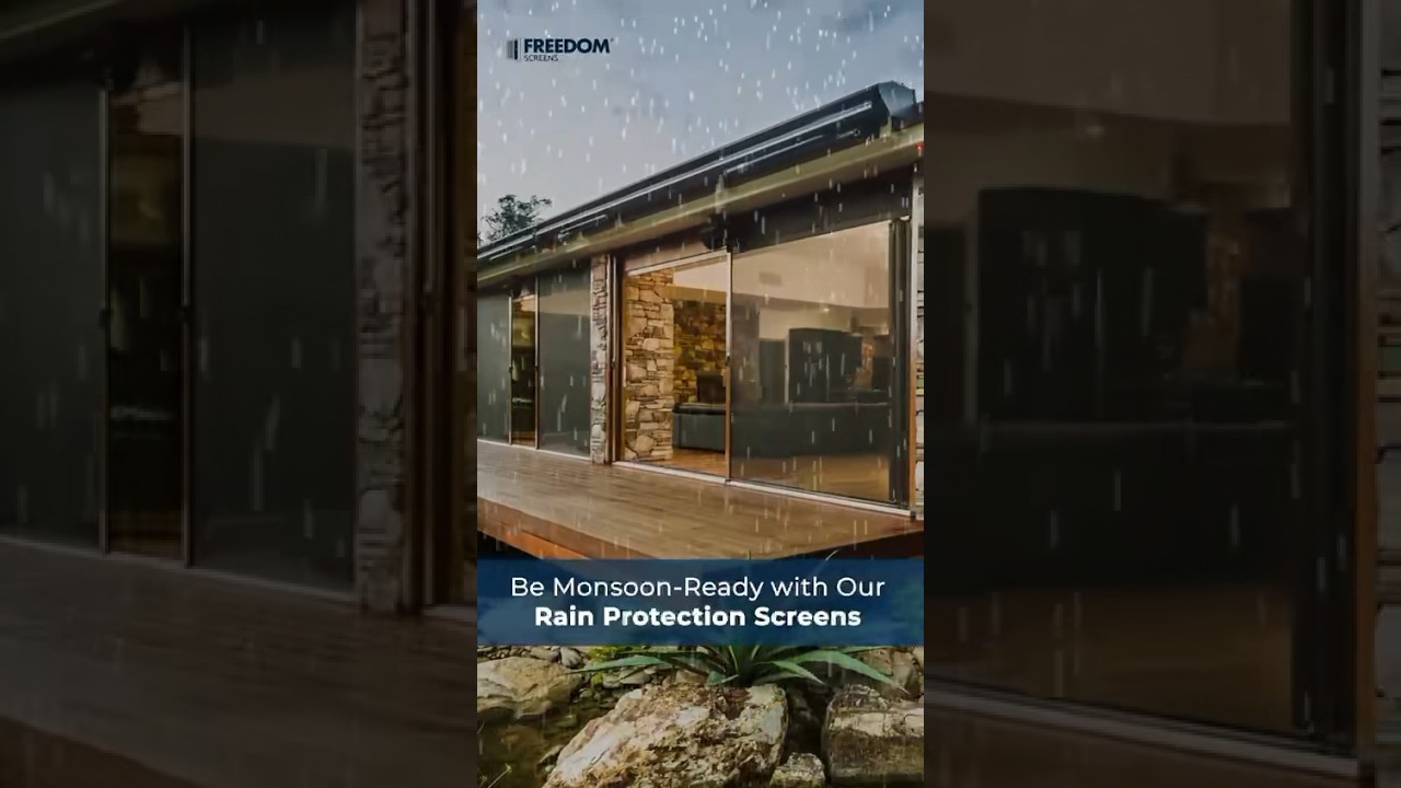 Rain Protection Screens| Zip Line and Motorized Screens