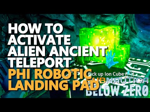 How to activate Alien Ancient Teleport Subnautica Below Zero Phi Robotic Teleport