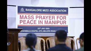 Mass Prayer for Peace in Manipur