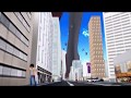 [MMD giantess 巨大娘]ビルの隙間から見える巨大娘/giantess seen from the crevice of the building