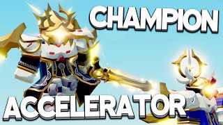 New Champion Accelerator Ranked PVP Reward Skin SHOWCASE!  | TDS (Roblox)