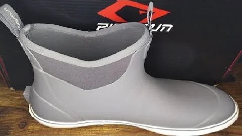 Piscifun Men's Fishing Deck Boots, Waterproof Rain Boots Review, Great Quality, Great Utility, Great