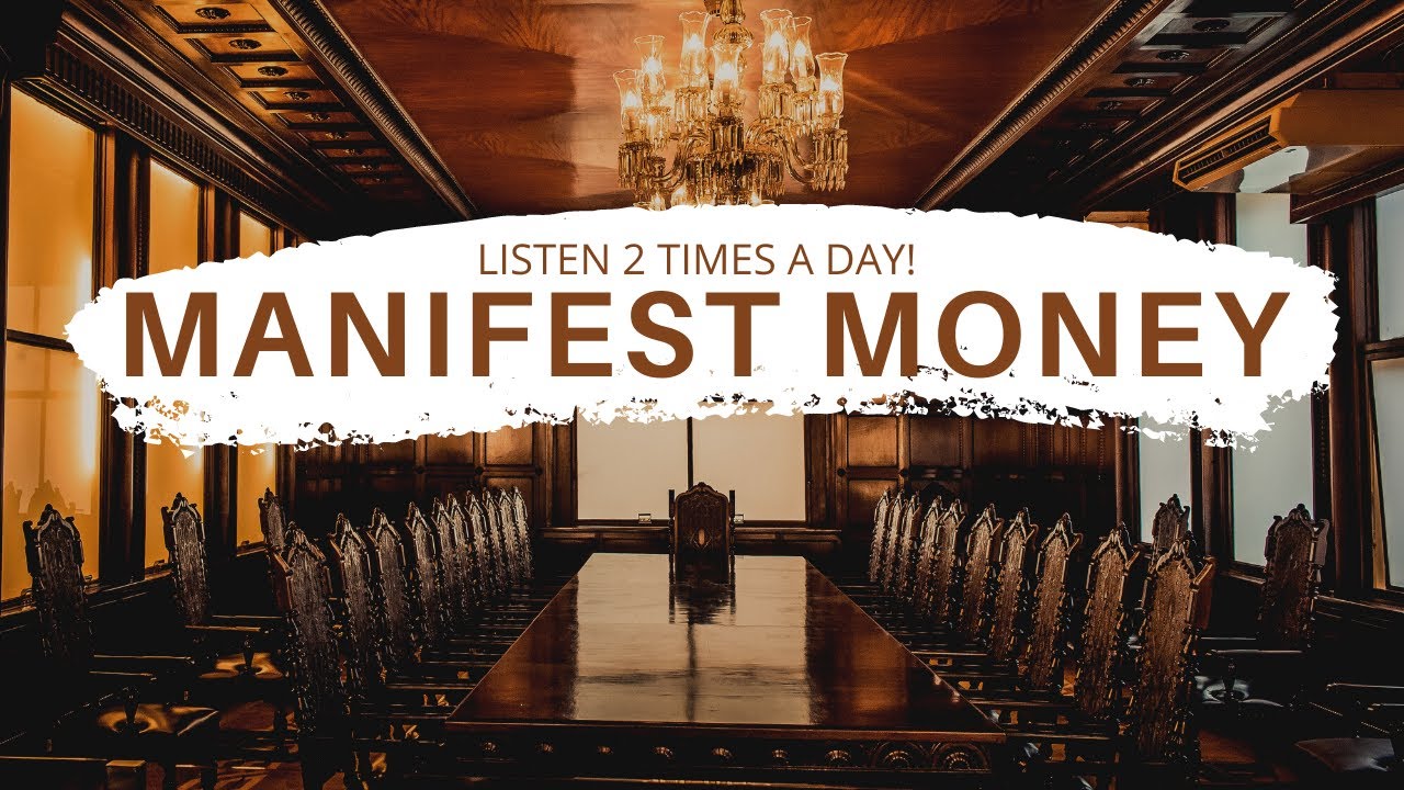 Daily MONEY Affirmation - MANIFEST MONEY now! (no background music)
