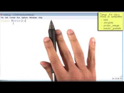 Lesson 3a (Make Classes)_Movie Website | 04. Defining Class Movie | Python Programming
