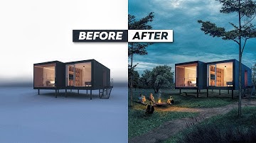 5 Tips to improve your Night Scenes in Architecture!