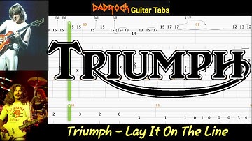 Lay It On The Line - Triumph - Guitar + Bass TABS Lesson