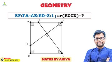Geometry for CAT Exam : Special Case of Area Ratio in Square & Parallelogram